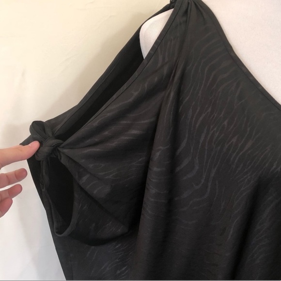 CACHE BLACK COLD SHOULDER MINI DRESS - Picture 2 of 7